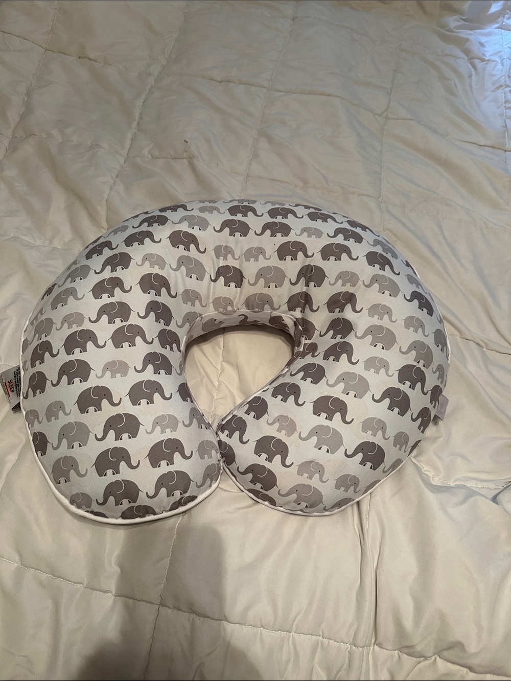Elephant cover Baby Boppy for infants